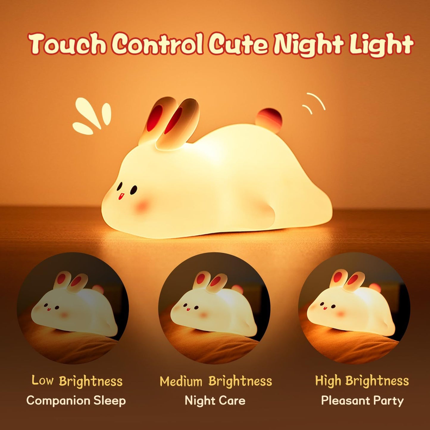 Big Face Rabbit Night Light